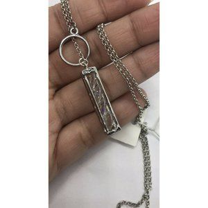 Just Jewelry Crystals Pendant Necklace 16”